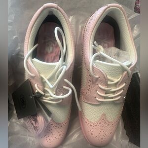 G/FORE Women's Gallivanter Spikeless Golf Shoes Sz. 7.5, Blush Pink